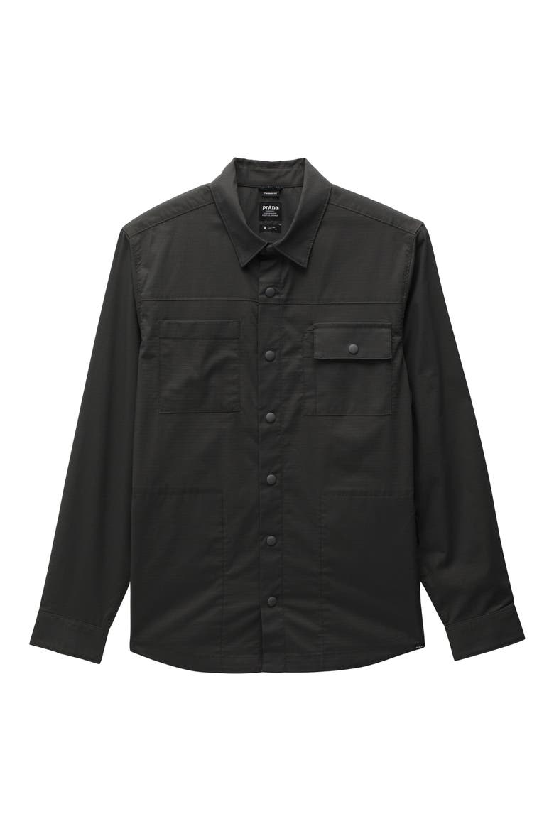 Palisades Ripstop UPF Snap Front Field Shirt, Alternate, color, DARK IRON