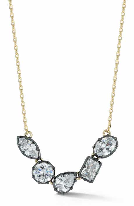 Cubic Zirconia Frontal Necklace