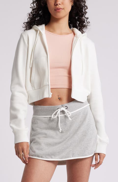Cinq à Sept Maddie Embellished Zip-Up Hoodie | Nordstrom