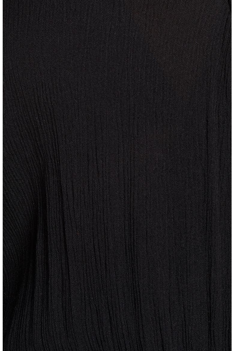 Stripe Cover-Up Romper (Nordstrom Exclusive), Alternate, color, BLACK