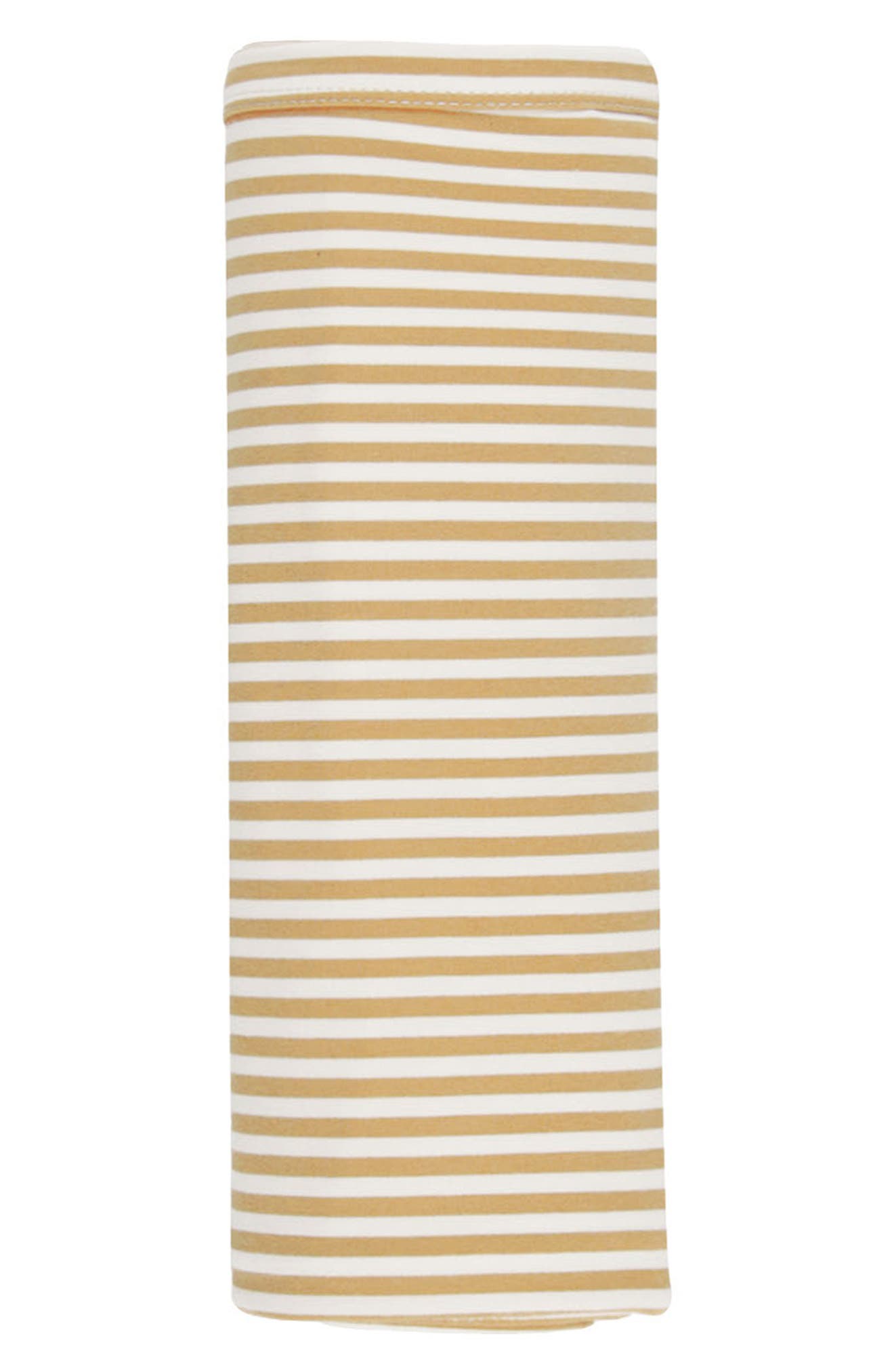 Honey Stripe Baby Swaddle Blanket