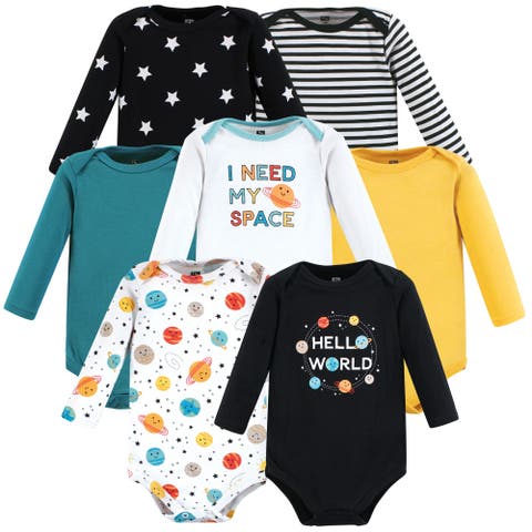 Cotton Long-Sleeve Bodysuits 7-Pack (Baby)