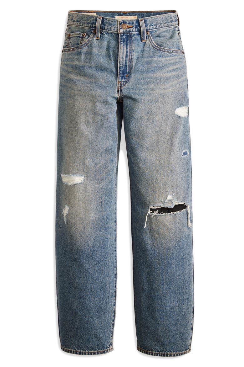 Ripped Baggy Dad Jeans, Alternate, color, SHE SAID WHY