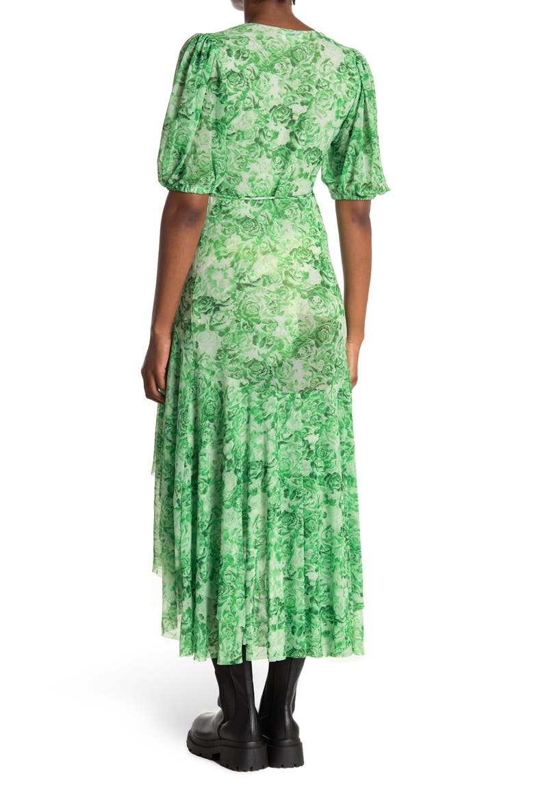 Ganni Patterned Mesh Maxi Dress (Women) | Nordstromrack