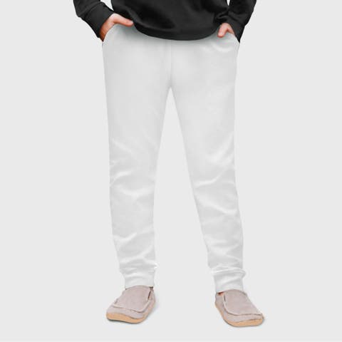 Unisex Soft 100% Cotton Warm and Cozy Fleece Pocket Jogger