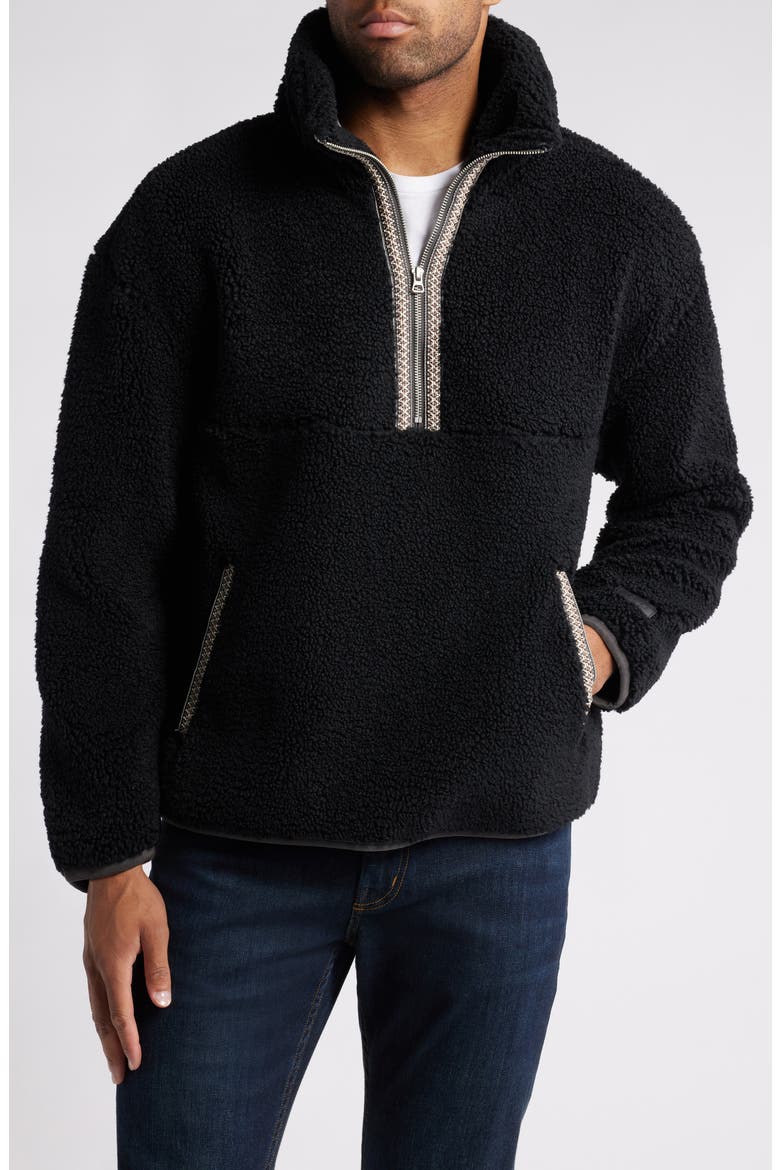 UGGbraid Half Zip Fleece Pullover (Men) | Nordstrom
