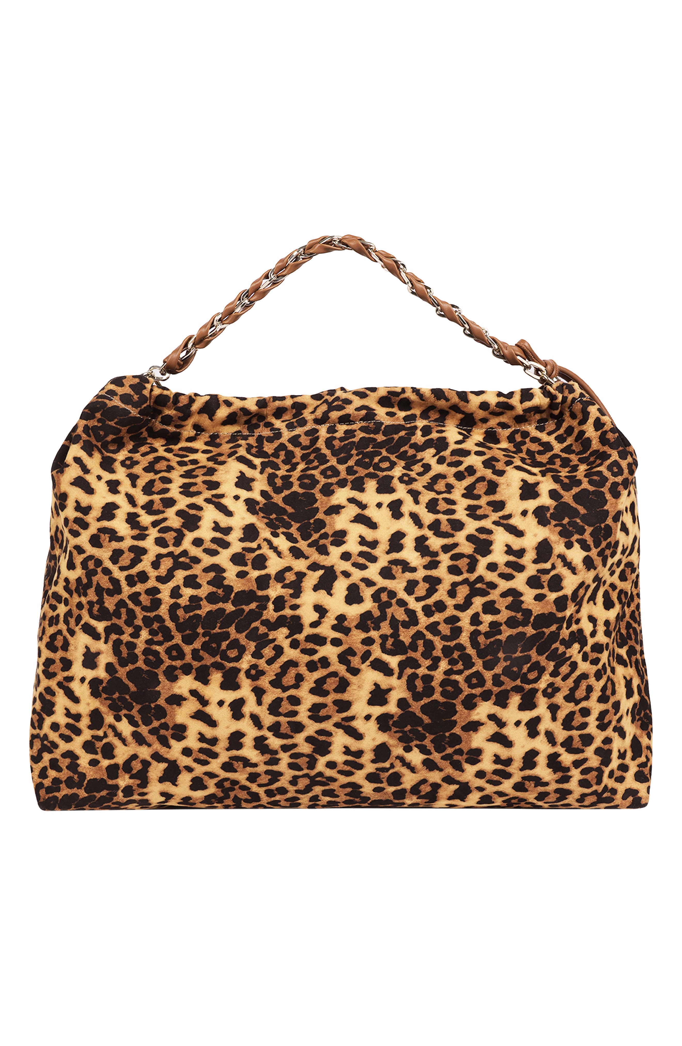 Leopard Print Faux Leather Hobo, Alternate, color, LEOPARD