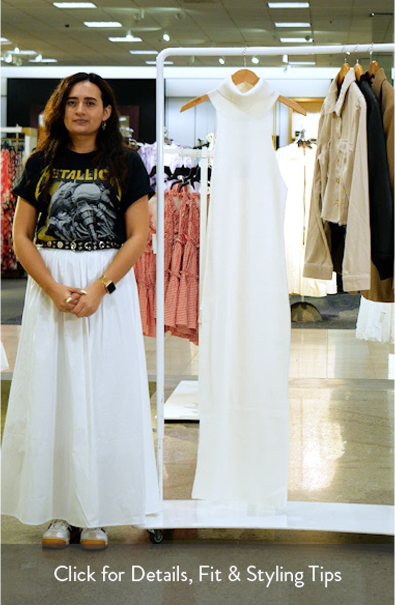 Mariano Turtleneck Sleeveless Rib Sweater Dress, sales video thumbnail