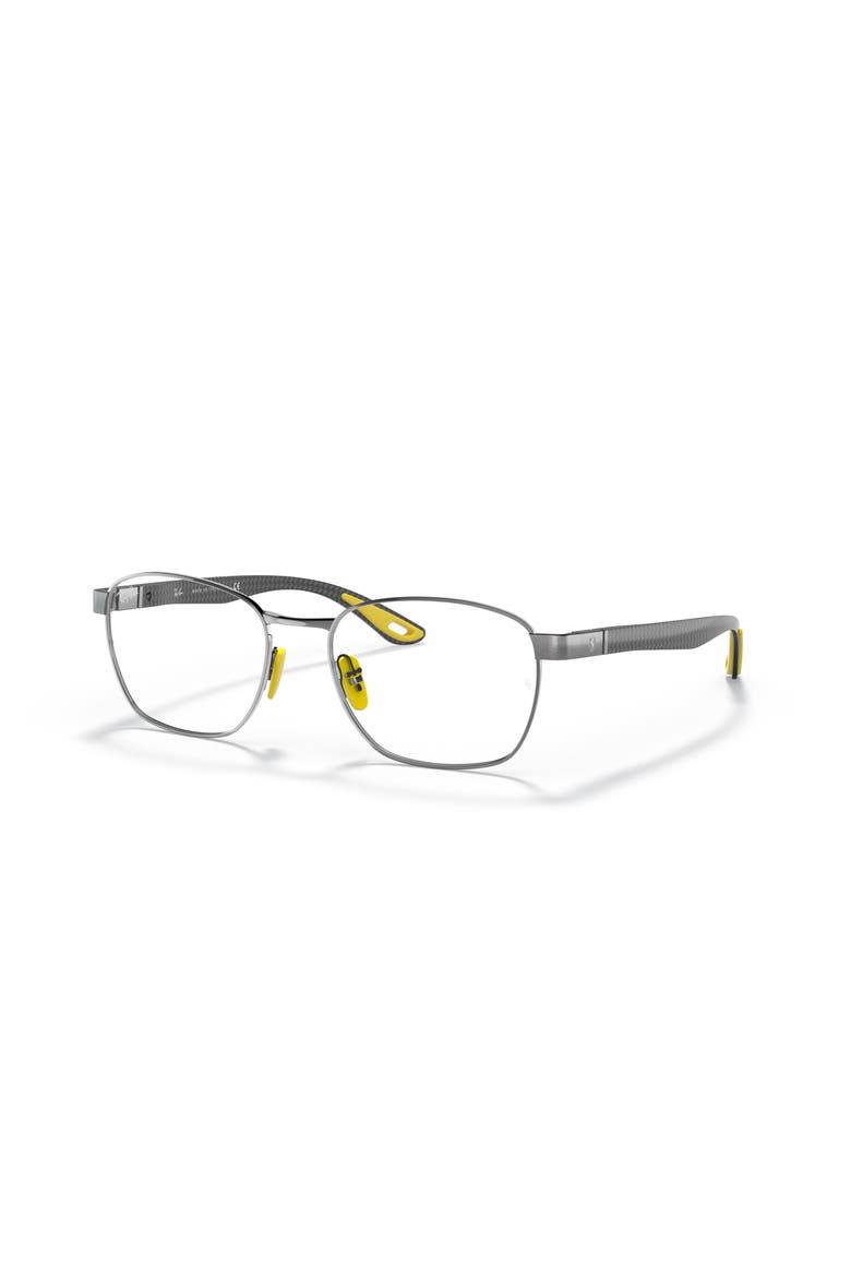 54mm Rectangle optical glasses, Main, color, Grey