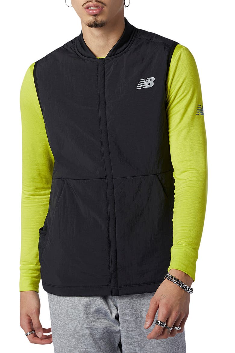 Heat Grid Vest, Main, color, BLACK