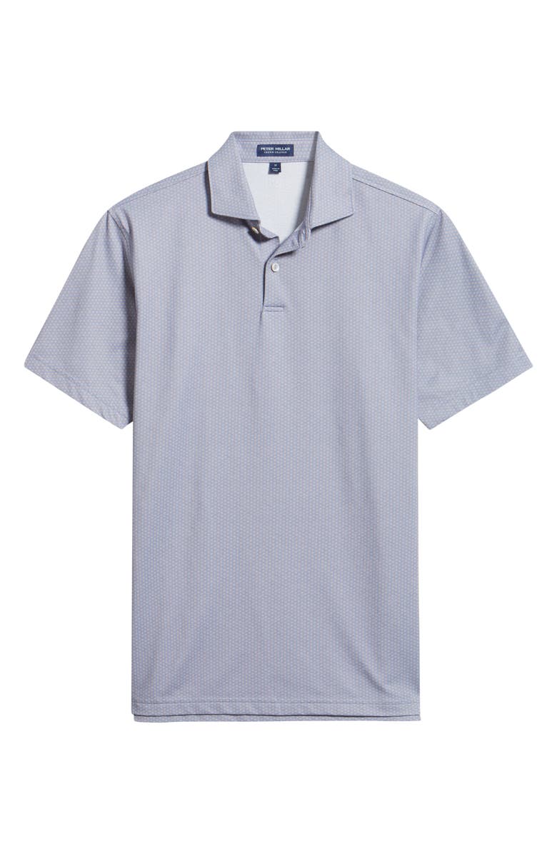 Peter Millar Crown Crafted Albatross Pima Cotton Blend Polo, Alternate, color, Navy