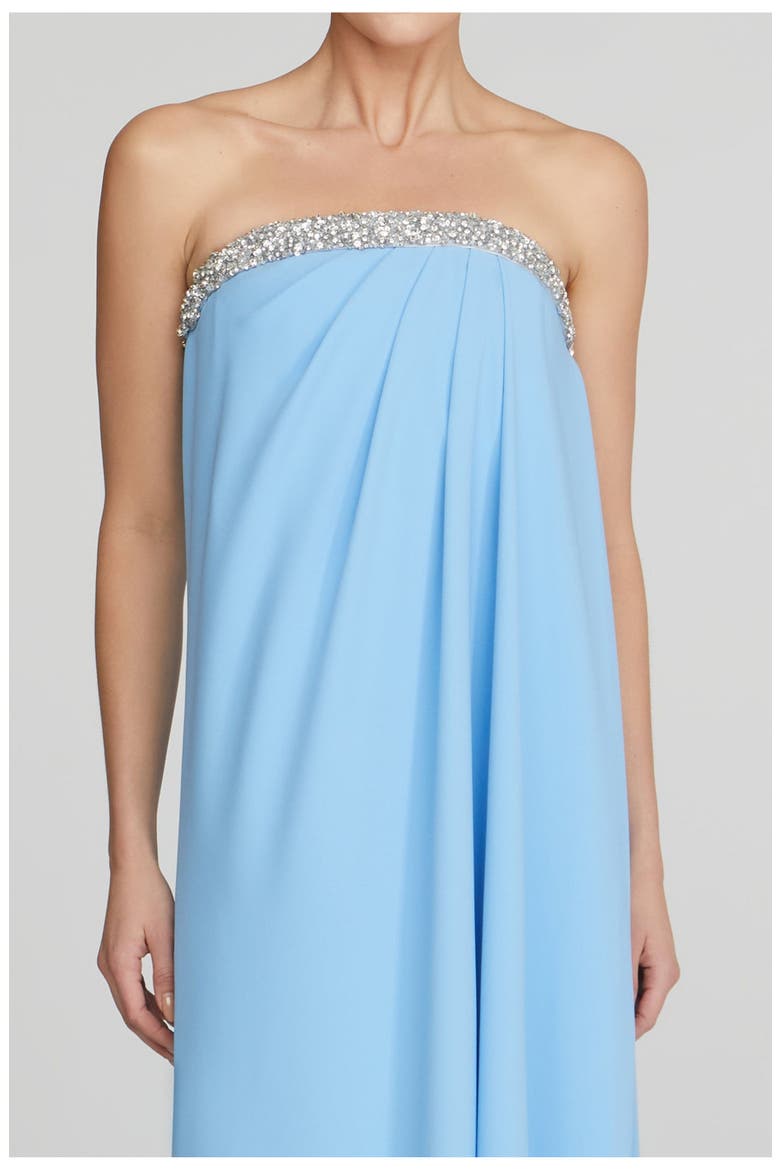 Fleur Strapless Gown, Alternate, color, Hydrangea