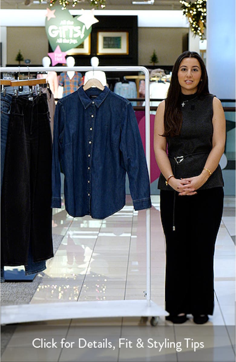 Jamelko Denim Button-Up Shirt, sales video thumbnail