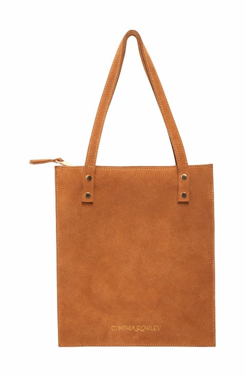 Sleek Suede Tote