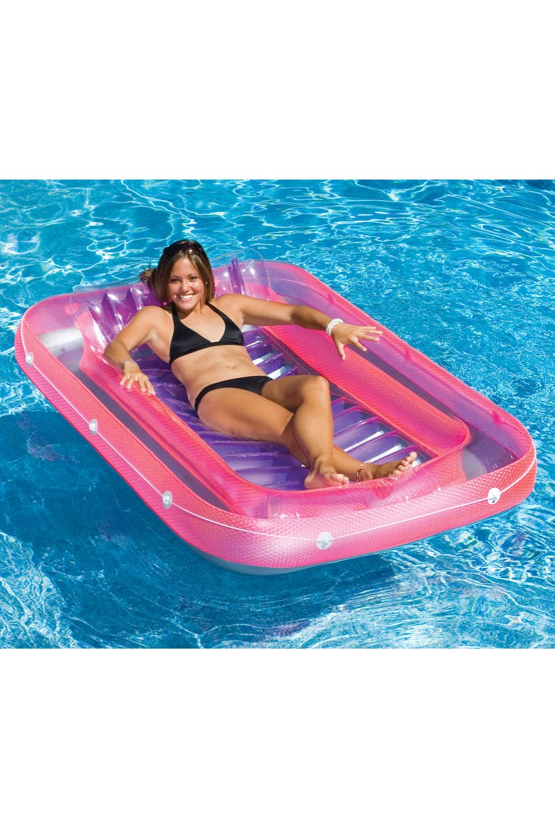 - Suntan Tub Lounge, Alternate, color, Pink