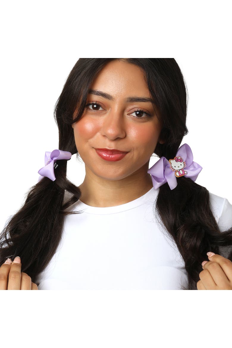 and Friends Hair Bow Clips 10-Piece Official License, Alternate, color, Purple
