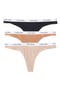 Logo Assorted Thongs - Pack of 3