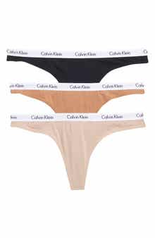 Calvin Klein Logo Assorted Thongs - Pack of 3