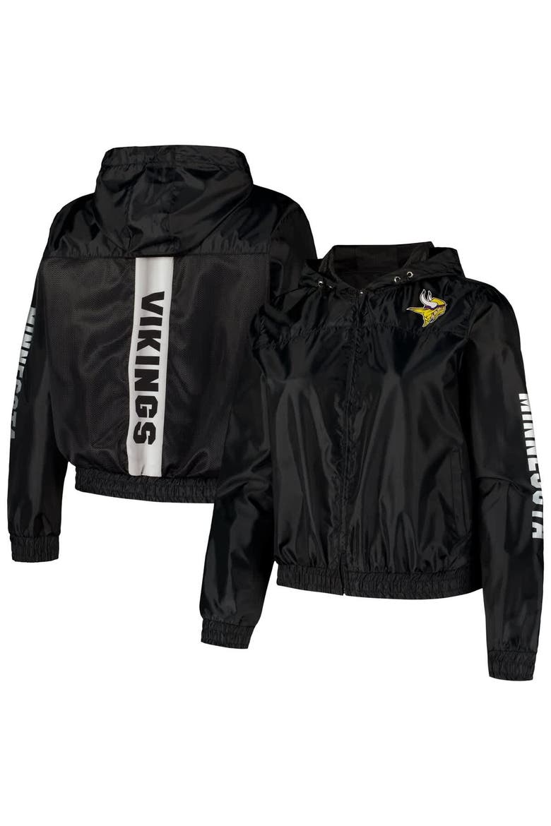 Women's Fanatics Black Minnesota Vikings Full-Zip Jacket, Alternate, color, Black