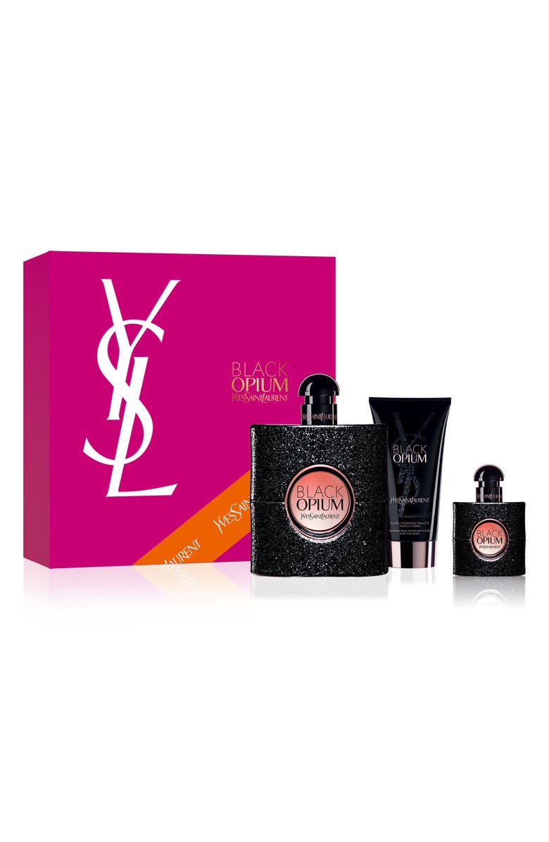 Yves Saint Laurent Black Opium Eau de Parfum Set, Main, color,