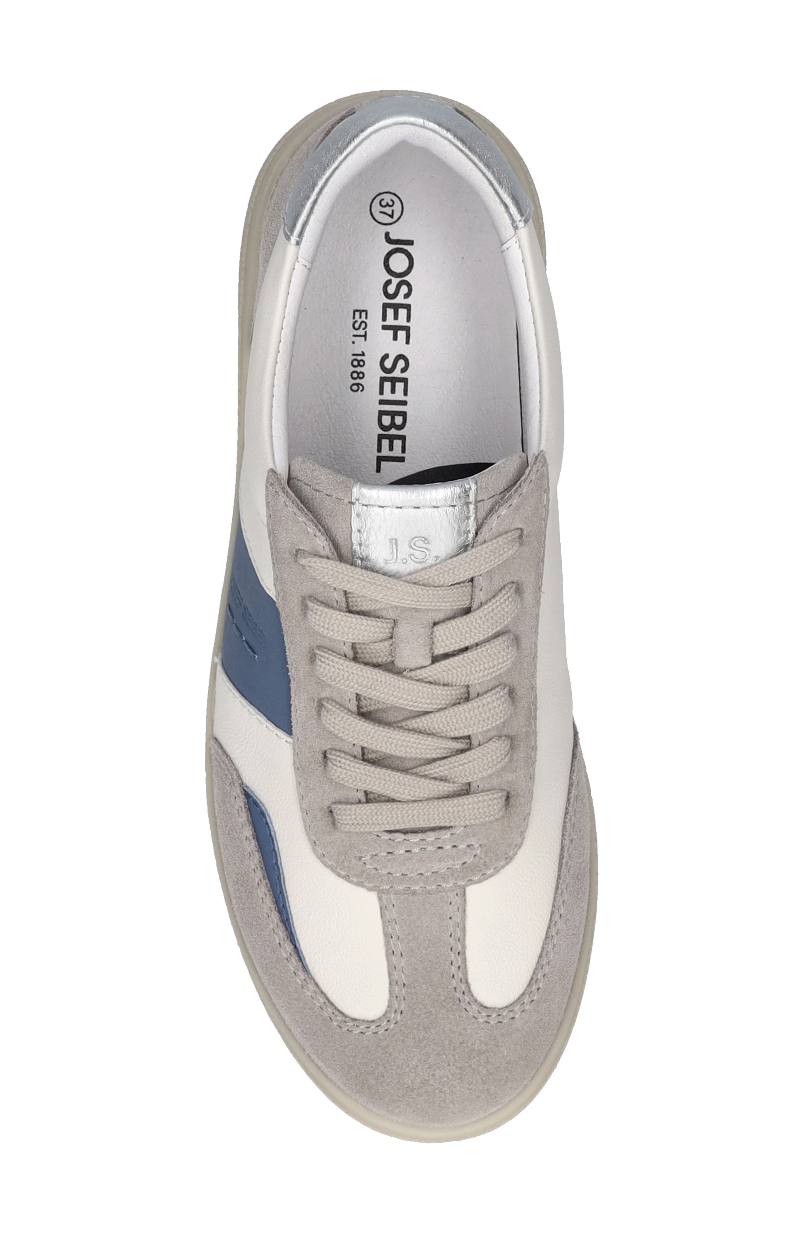 Josef Seibel Jade Low Top Sneaker, Alternate, color, Light Gray