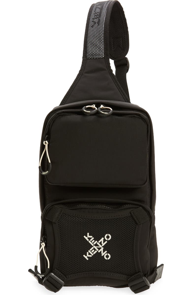 KENZO One-Shoulder Backpack, Main, color,
