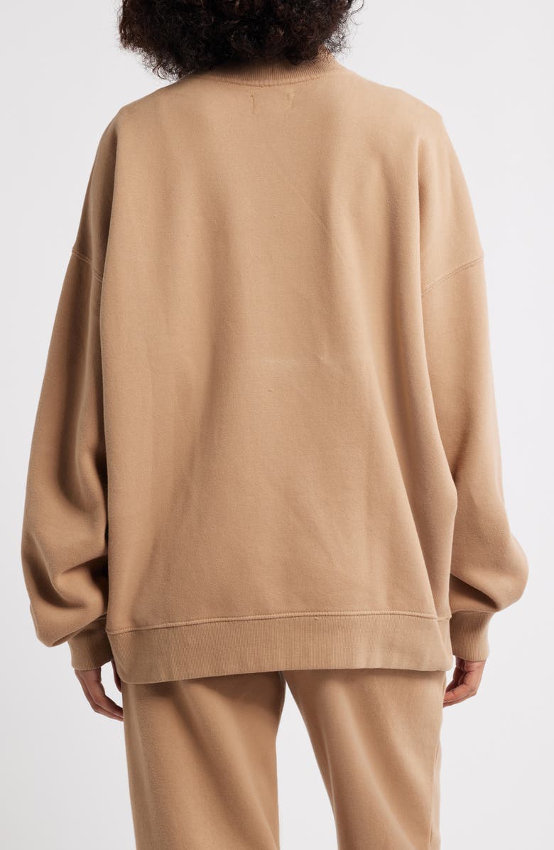 HAPPY CAMP3R Own Other Clothes Mock Neck Sweatshirt, Alternate, color, Chai Latte