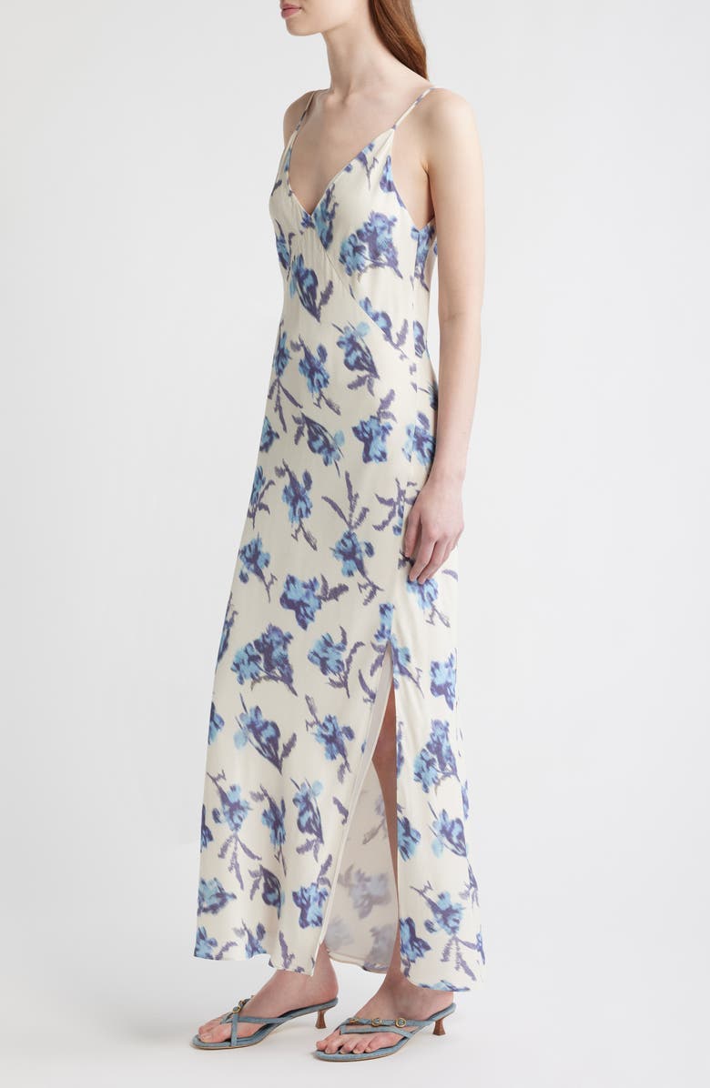 rag & bone Larissa Floral Print Sleeveless Maxi Dress, Alternate, color, Light Floral