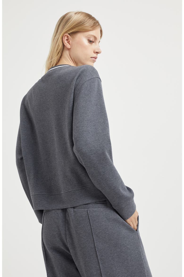 Sweatshirt with logo, Alternate, color, Lead