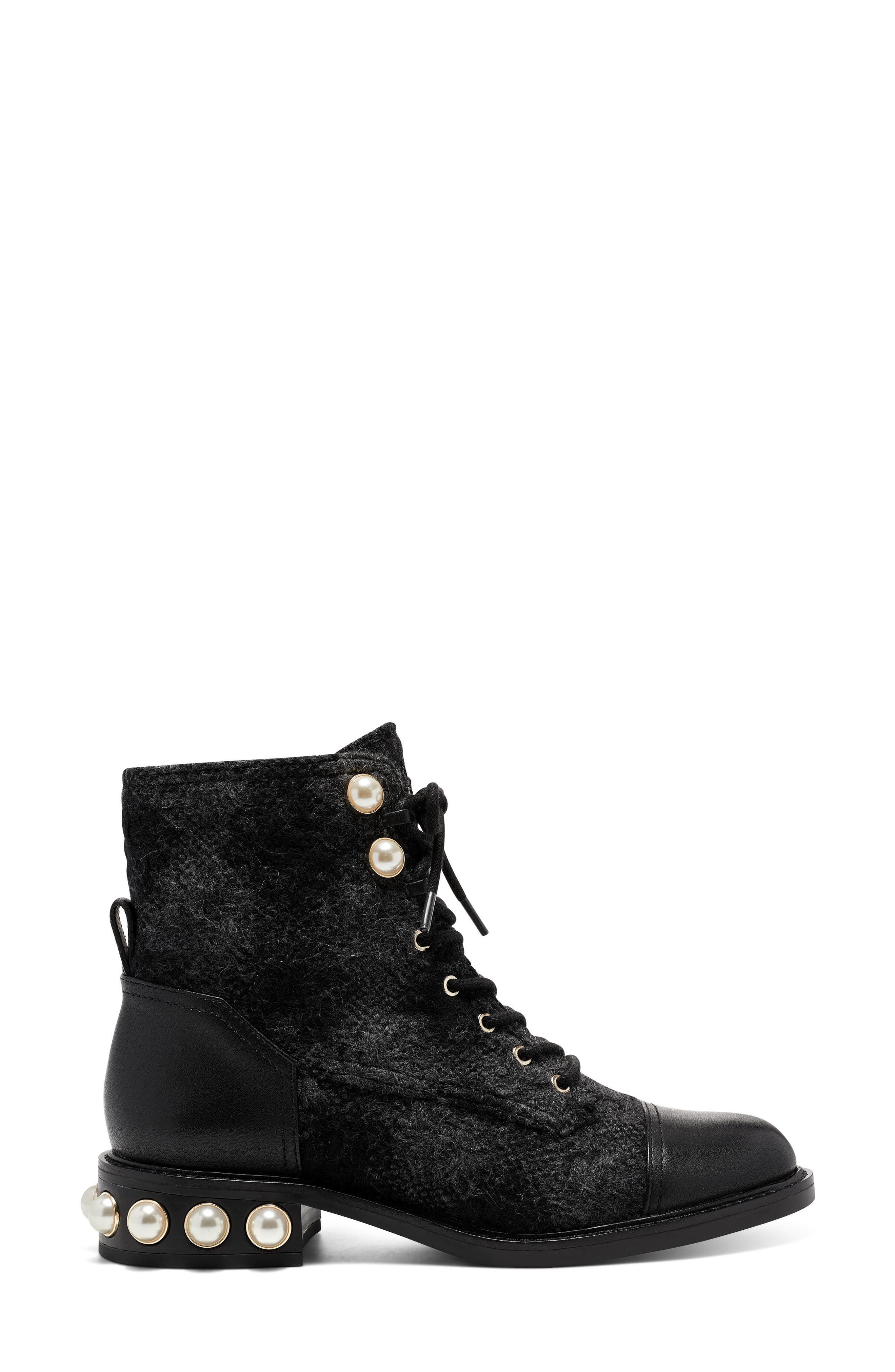 Vesna Lace-Up Bootie, Alternate, color, BLACK MULTI/