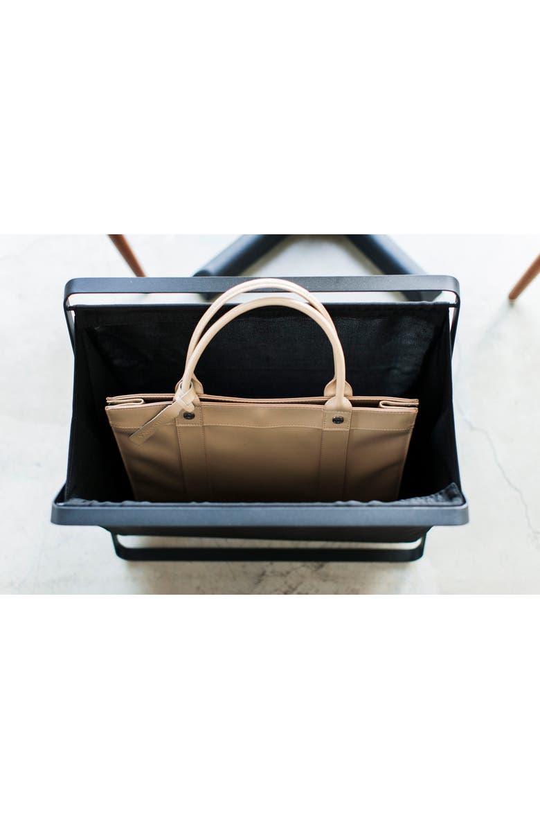 Yamazaki Tower Collapsible Storage Hamper, Alternate, color, Black