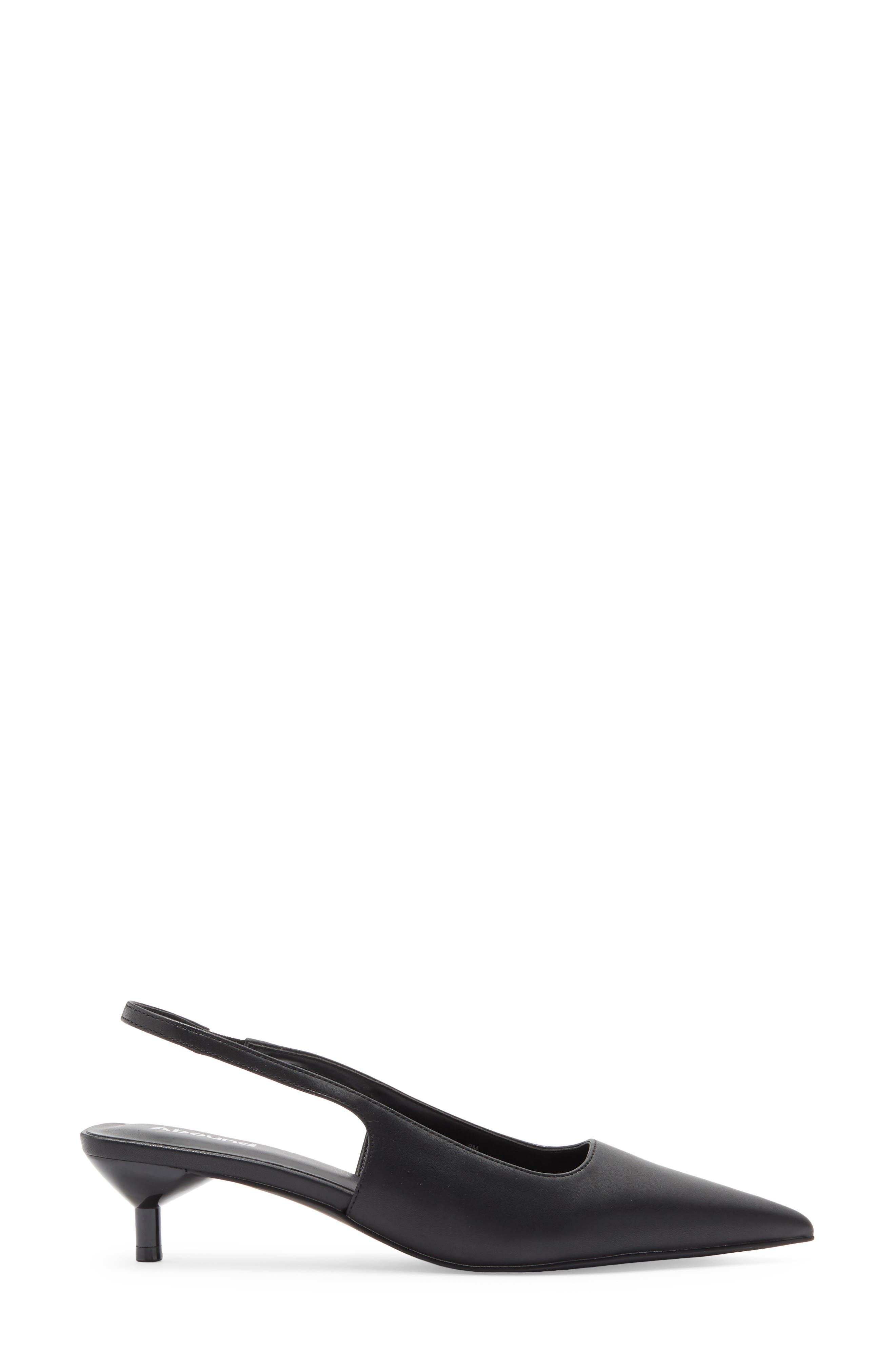 Abound Landria Slingback Kitten Heel Pump, Alternate, color, Black