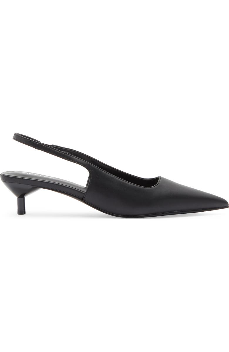 Abound Landria Slingback Kitten Heel Pump, Alternate, color, Black