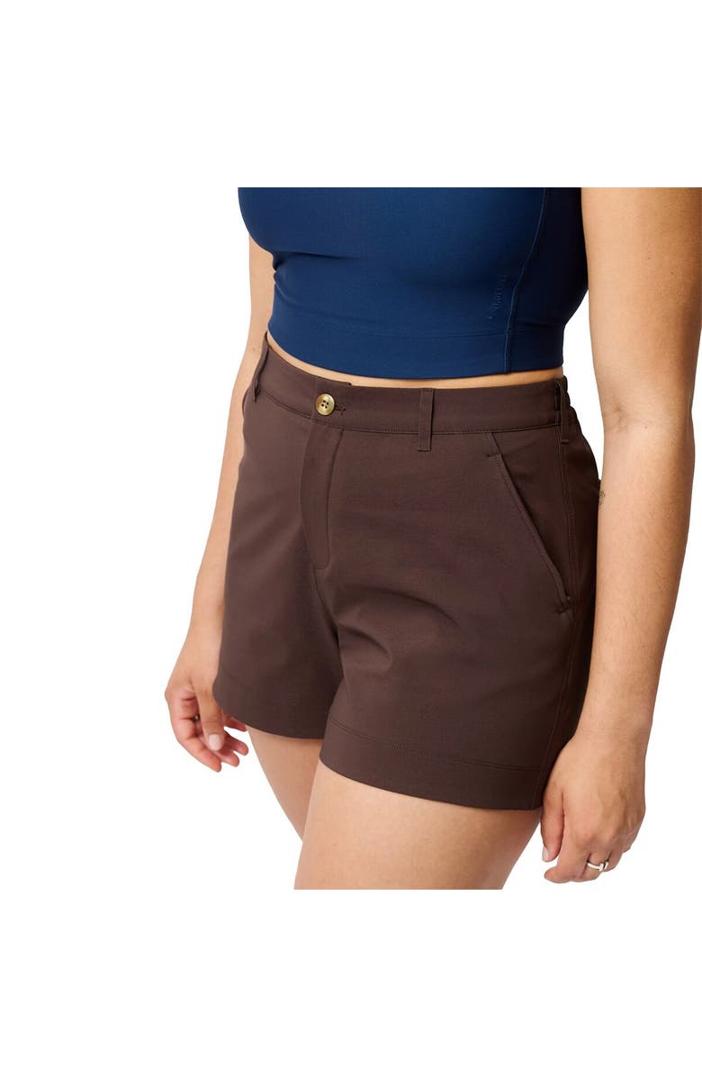 Hikerkind Trail Short - Women's, Alternate, color, Garnet