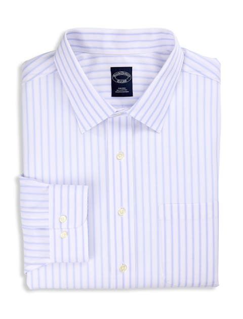 Big & Tall Non-Iron Striped Dress Shirt