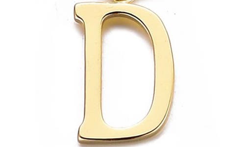 Adornia Initial Charm Tennis Bracelet In Gold