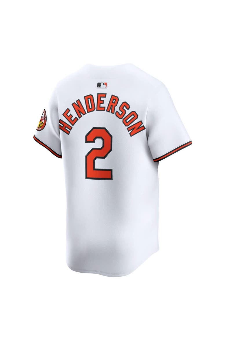Men's Nike Gunnar Henderson White Baltimore Orioles Home Limited Player Jersey, Alternate, color, White