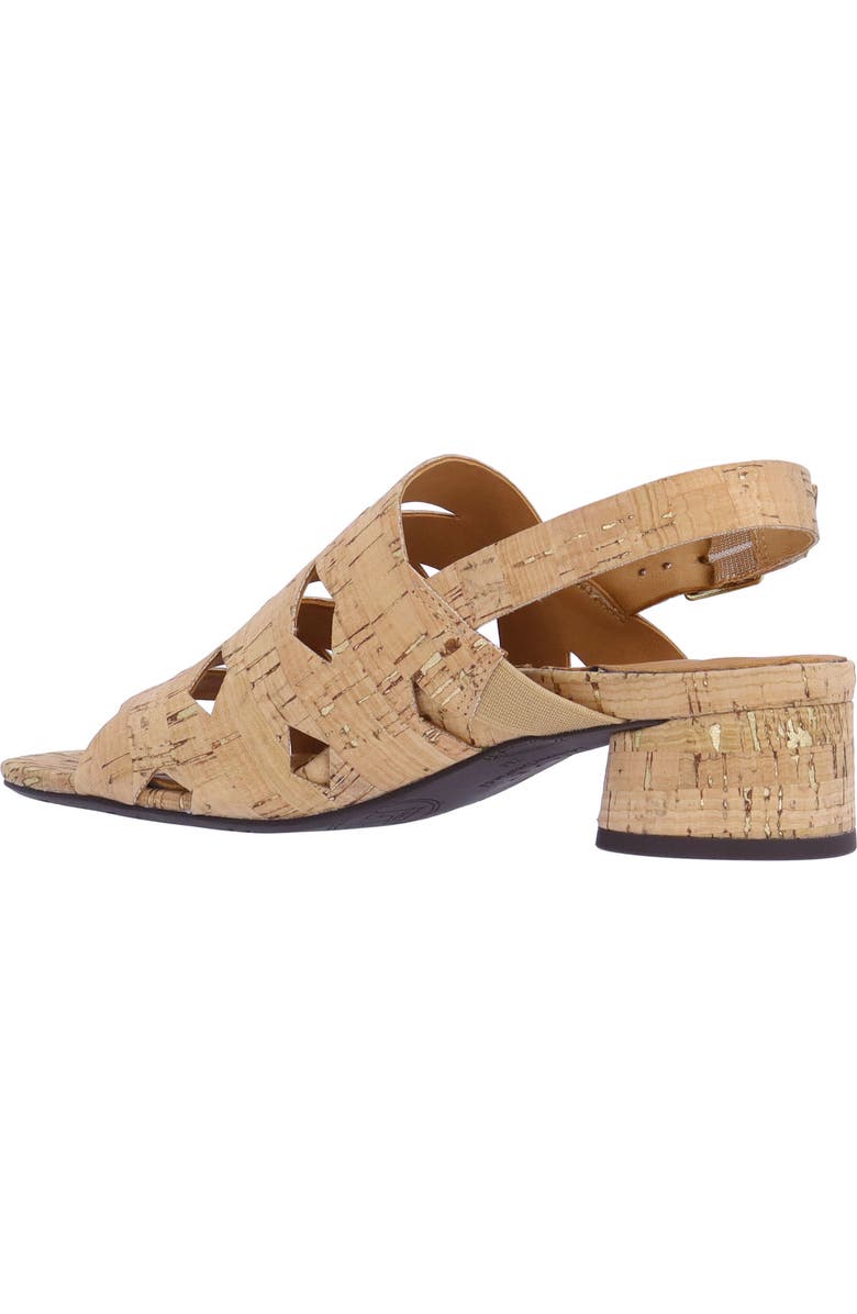 L'Amour des Pieds Elloise Slingback Sandal, Alternate, color, Natural/ Gold