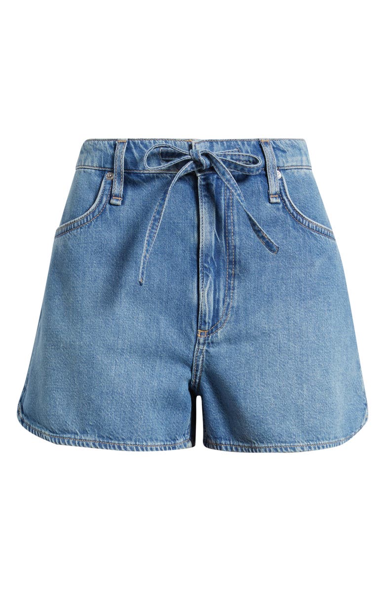 rag & bone Nolan Drawstring Denim Shorts, Alternate, color, Medford