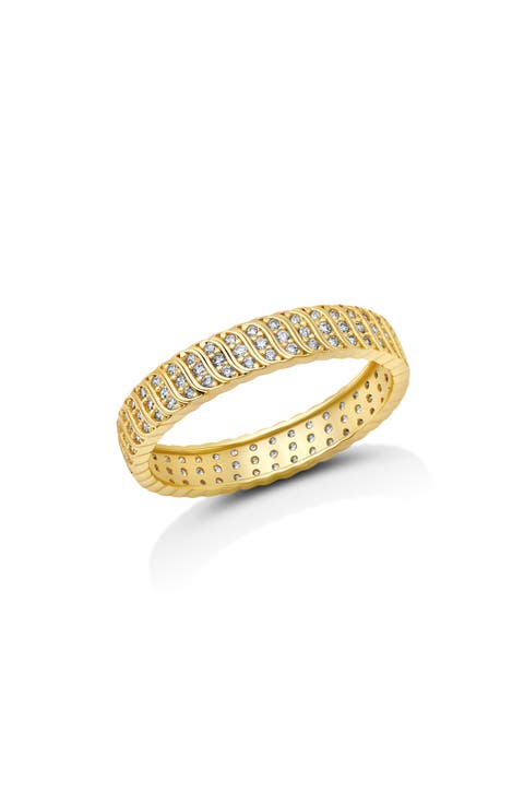 Cubic Zirconia Wave Ring