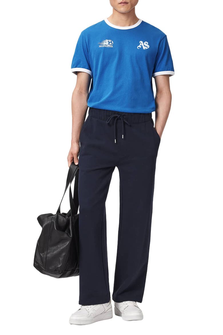 Azzurri Cotton T-Shirt, Alternate, color, AFINA BLUE
