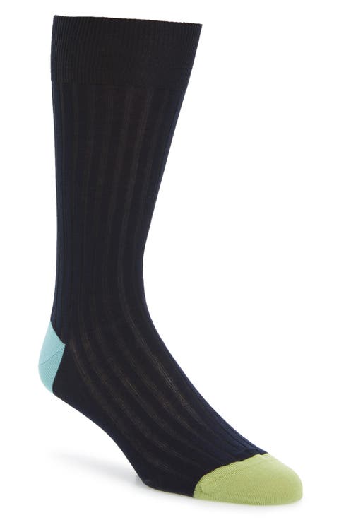 Portobello Ribbed Socks