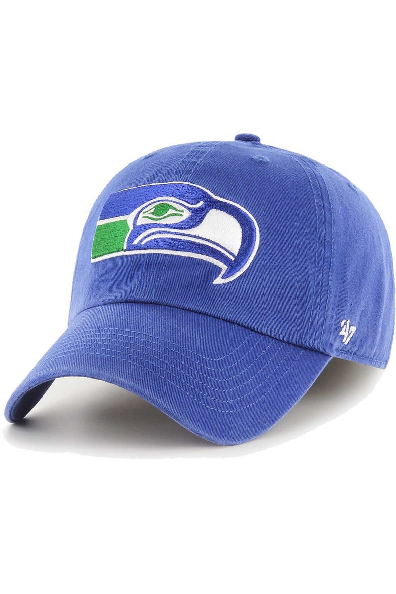 Men's '47 Royal Seattle Seahawks Gridiron Classics Franchise Legacy Fitted Hat, Alternate, color, Royal