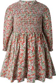 Rachel Riley Botanical Ruched Dress