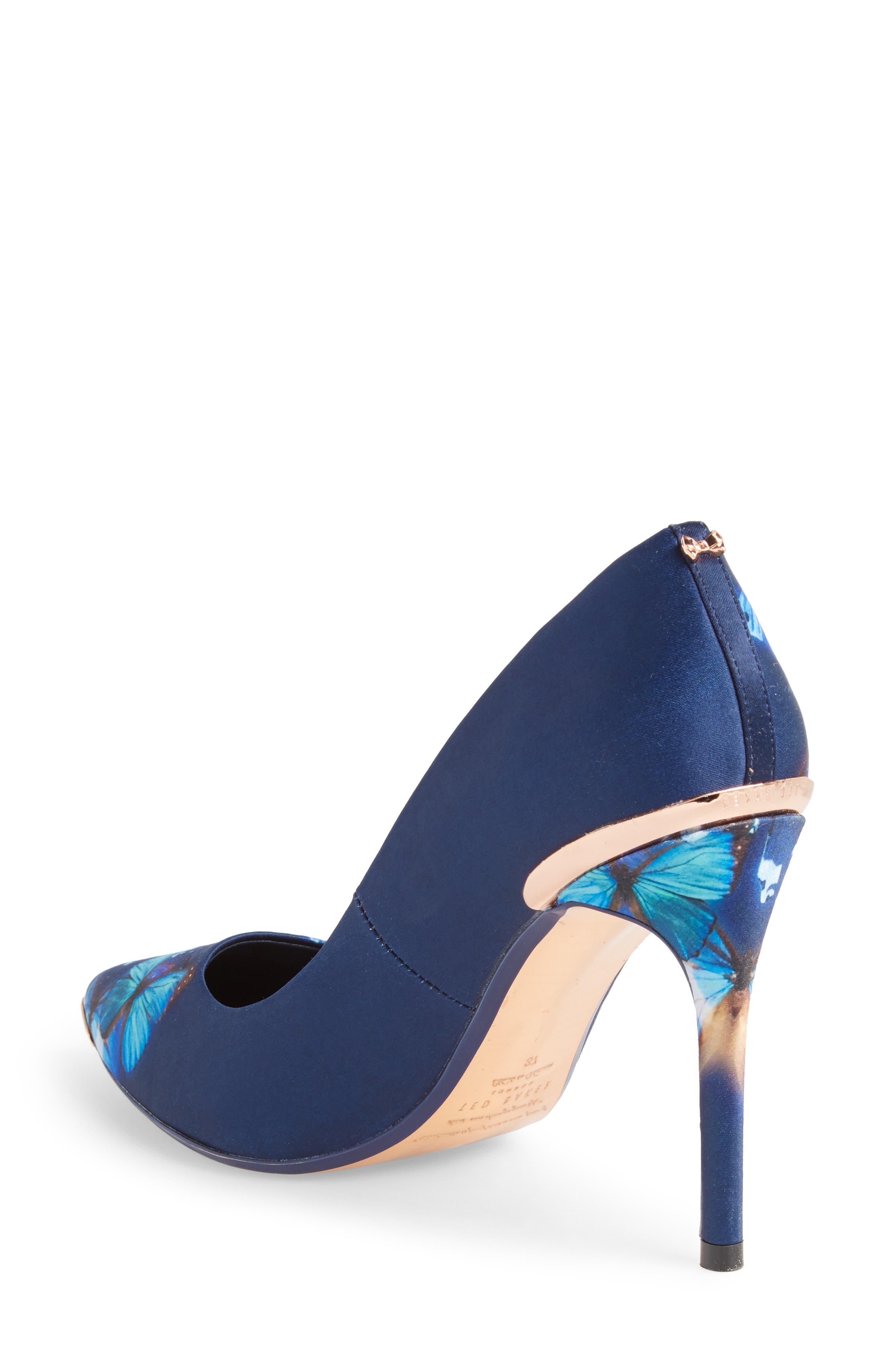 Kawaap Pump, Alternate, color, BUTTERFLY PRINT FABRIC