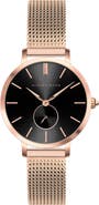 Alfred Sung Serenity Mesh Strap Watch, 33mm