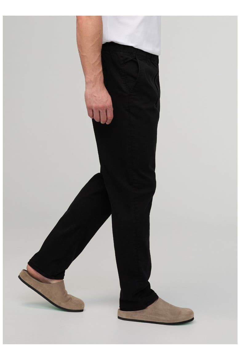 FlexTwill Relaxed Pull On Pant, Alternate, color, Black