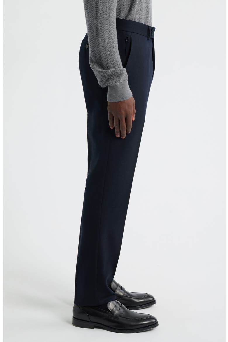 Luxury Performance Stretch Wool Suit Separate Pants, Alternate, color, NAVY
