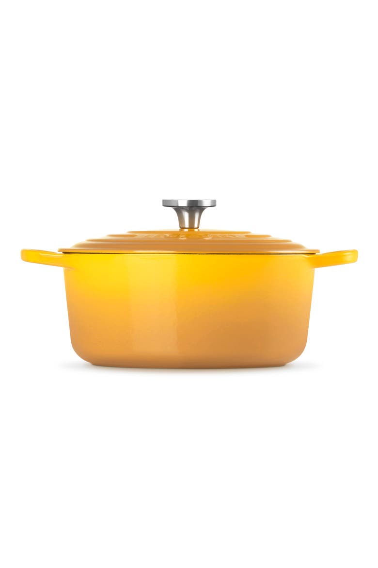 Enameled Cast Iron Round Dutch Oven, Alternate, color, NECTAR