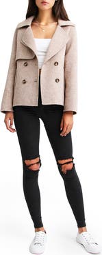 Belle & Bloom I'm Yours Wool Blend Peacoat